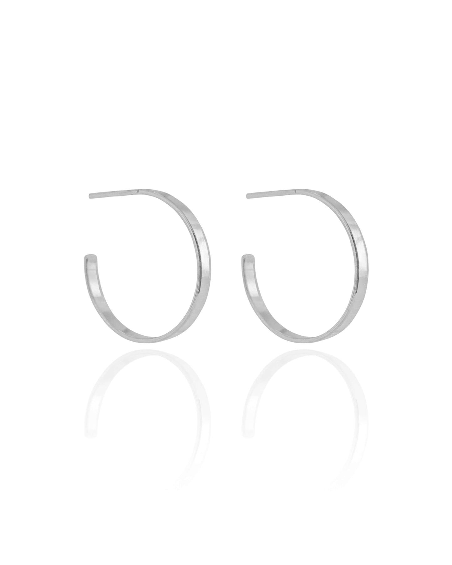 Boucle d'oreille pendante en améthyste rhodiée blanche