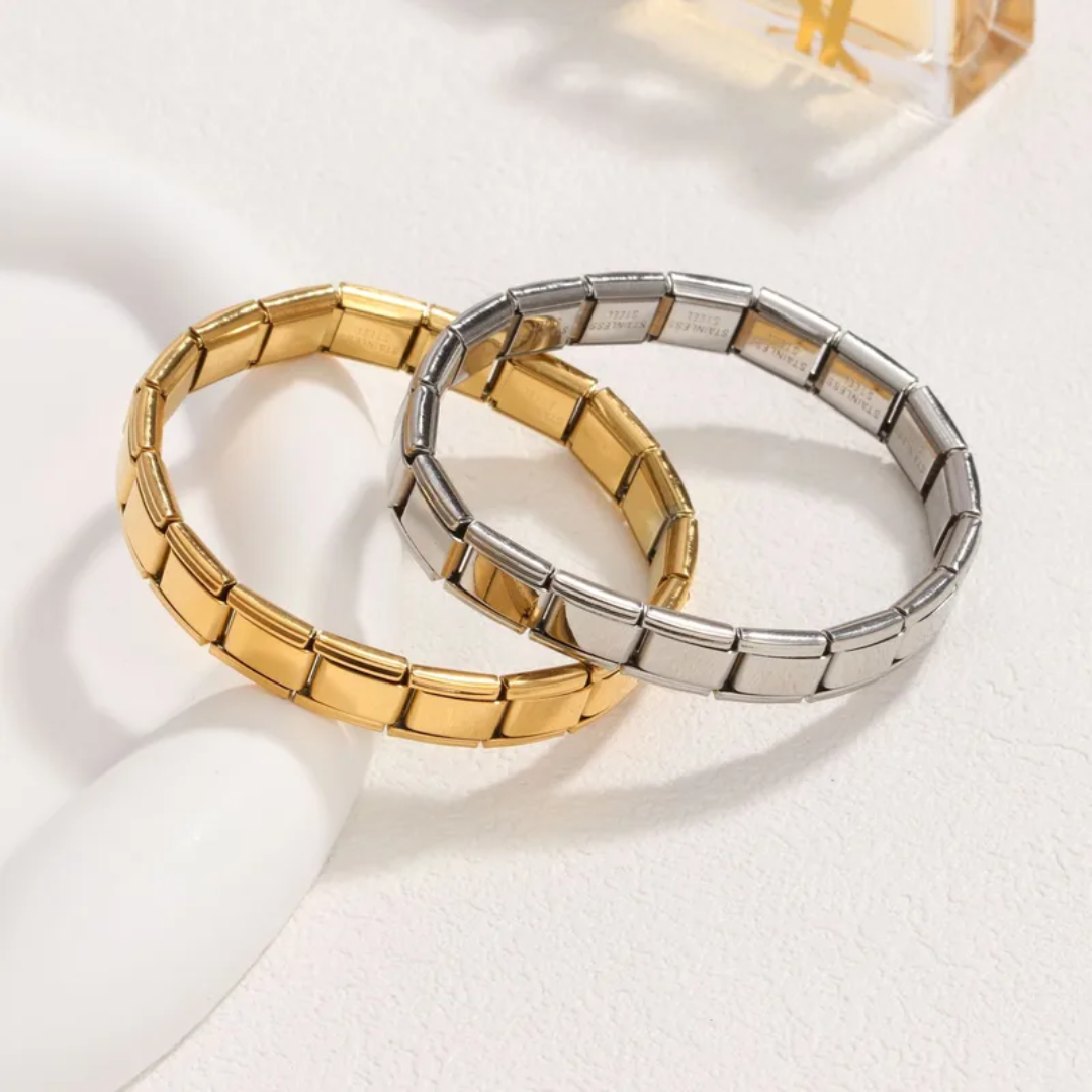 Bracelete em Gomos Italiano