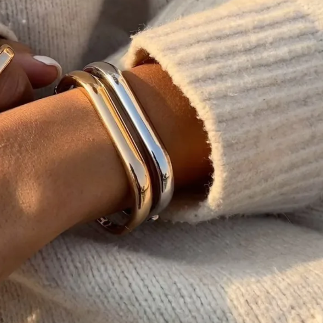 Bracelete Quadrado Abaulado