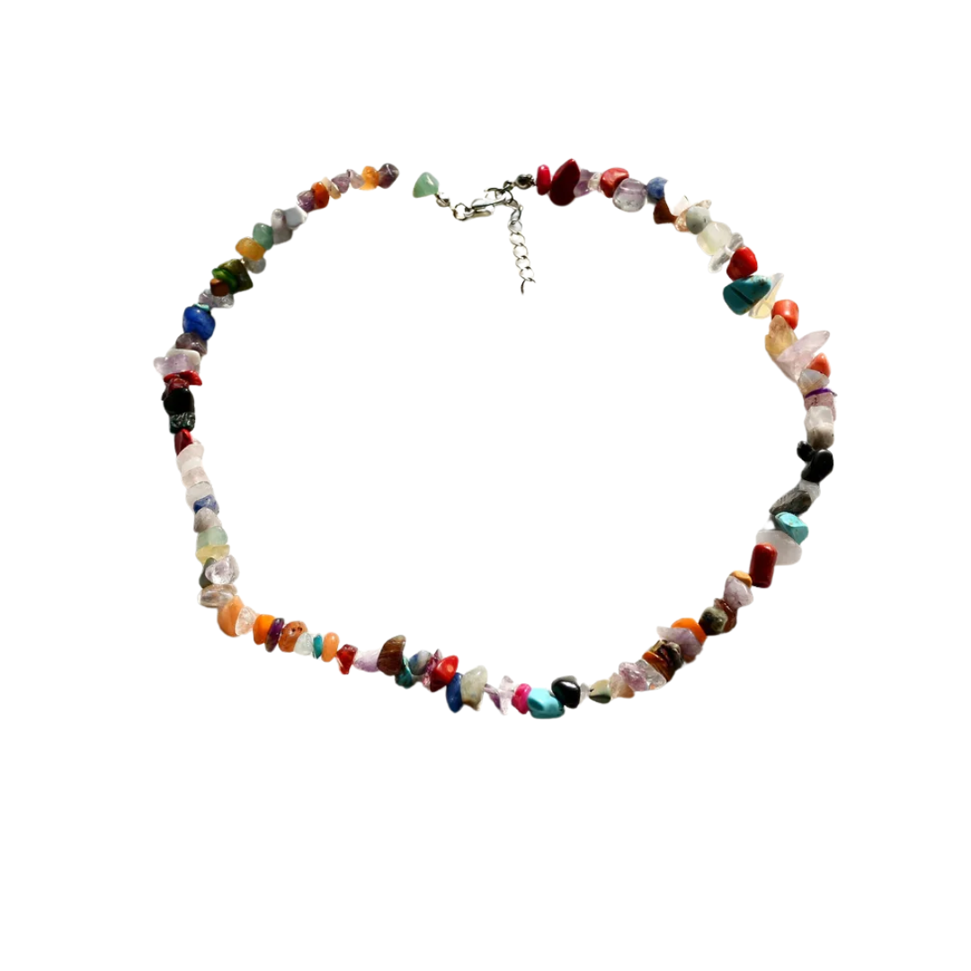 Colar contas de cascalho Ornamental Mista