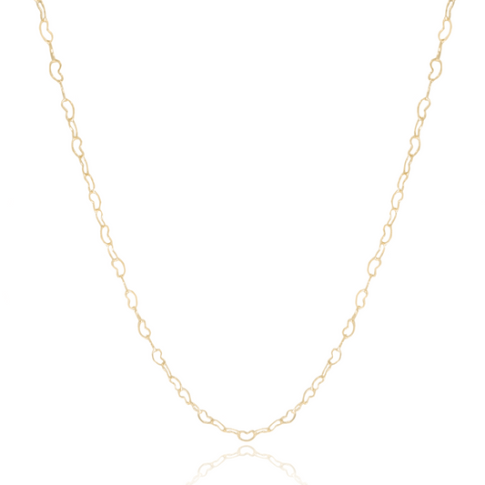 18K Gold Plated Pearl Spring Rim Choker