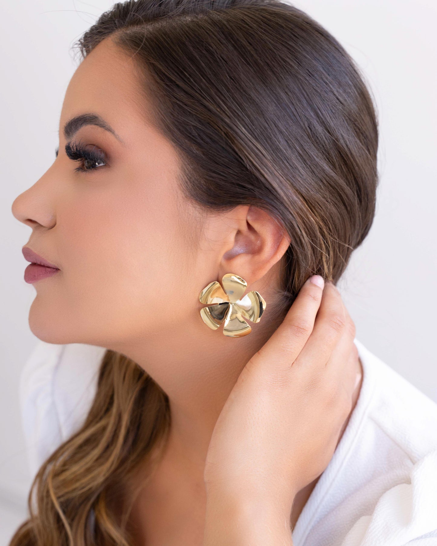 Brinco Flor Orgânica Lisa