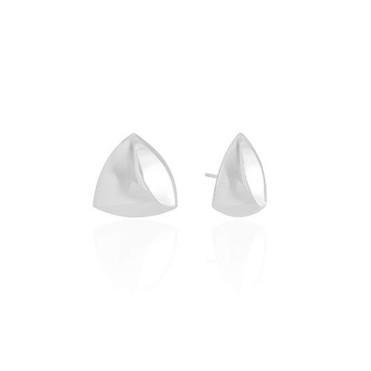 White Rhodium Amethyst Drop Earring