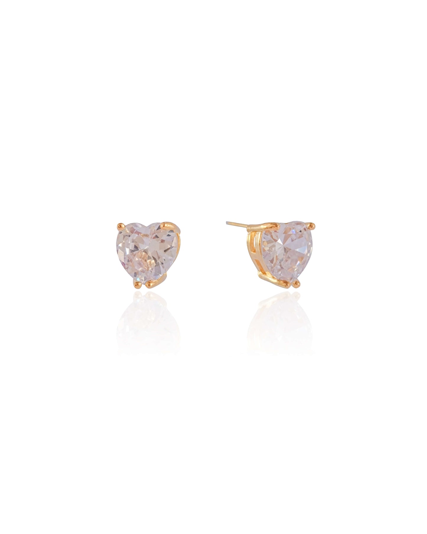 White Rhodium Amethyst Drop Earring