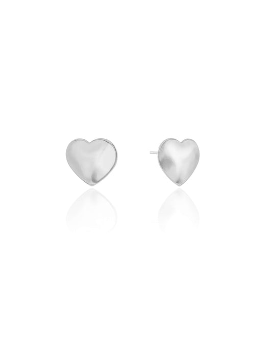 White Rhodium Amethyst Drop Earring