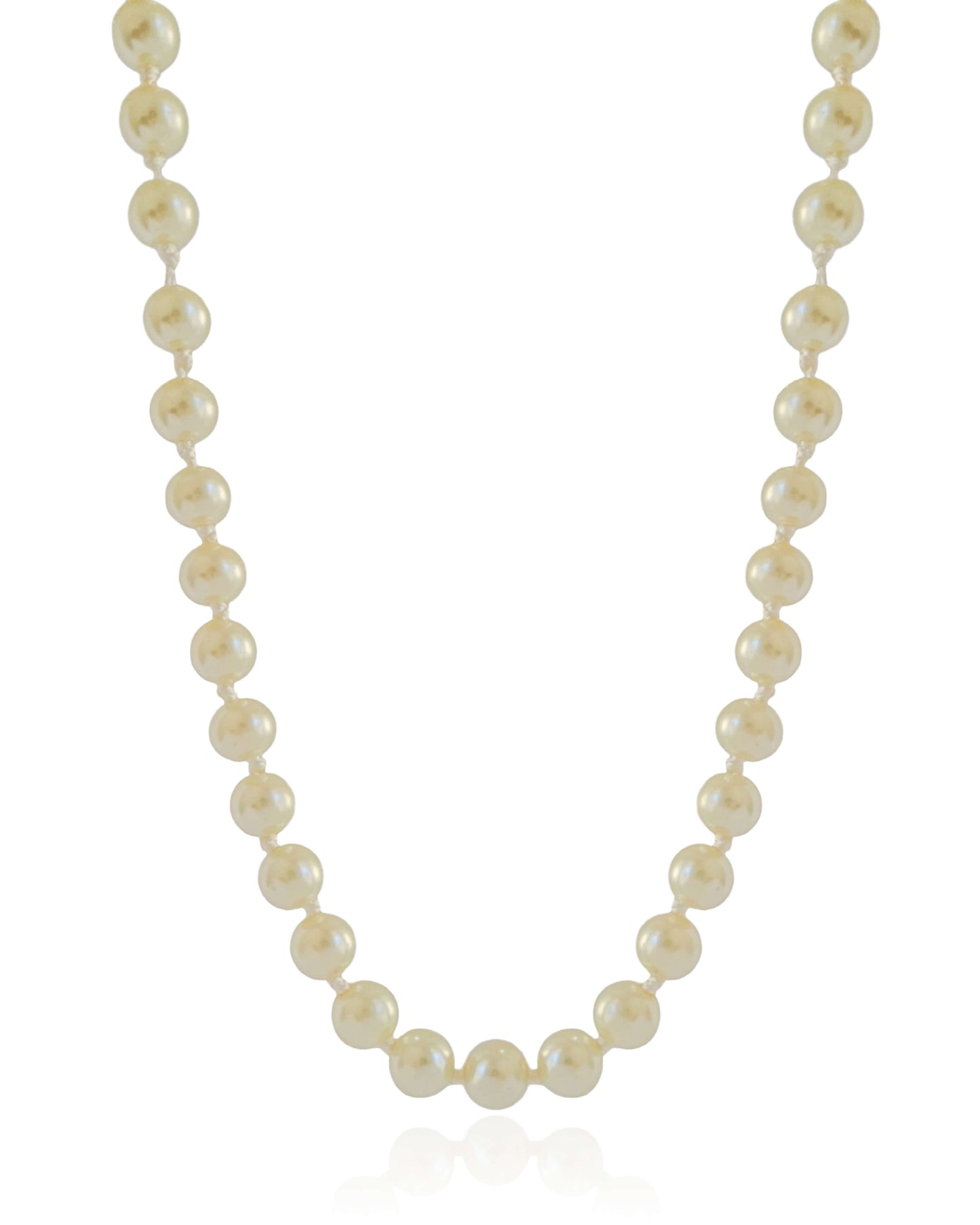 Collier ras du cou avec bordure à ressort et perles plaquées or 18 carats