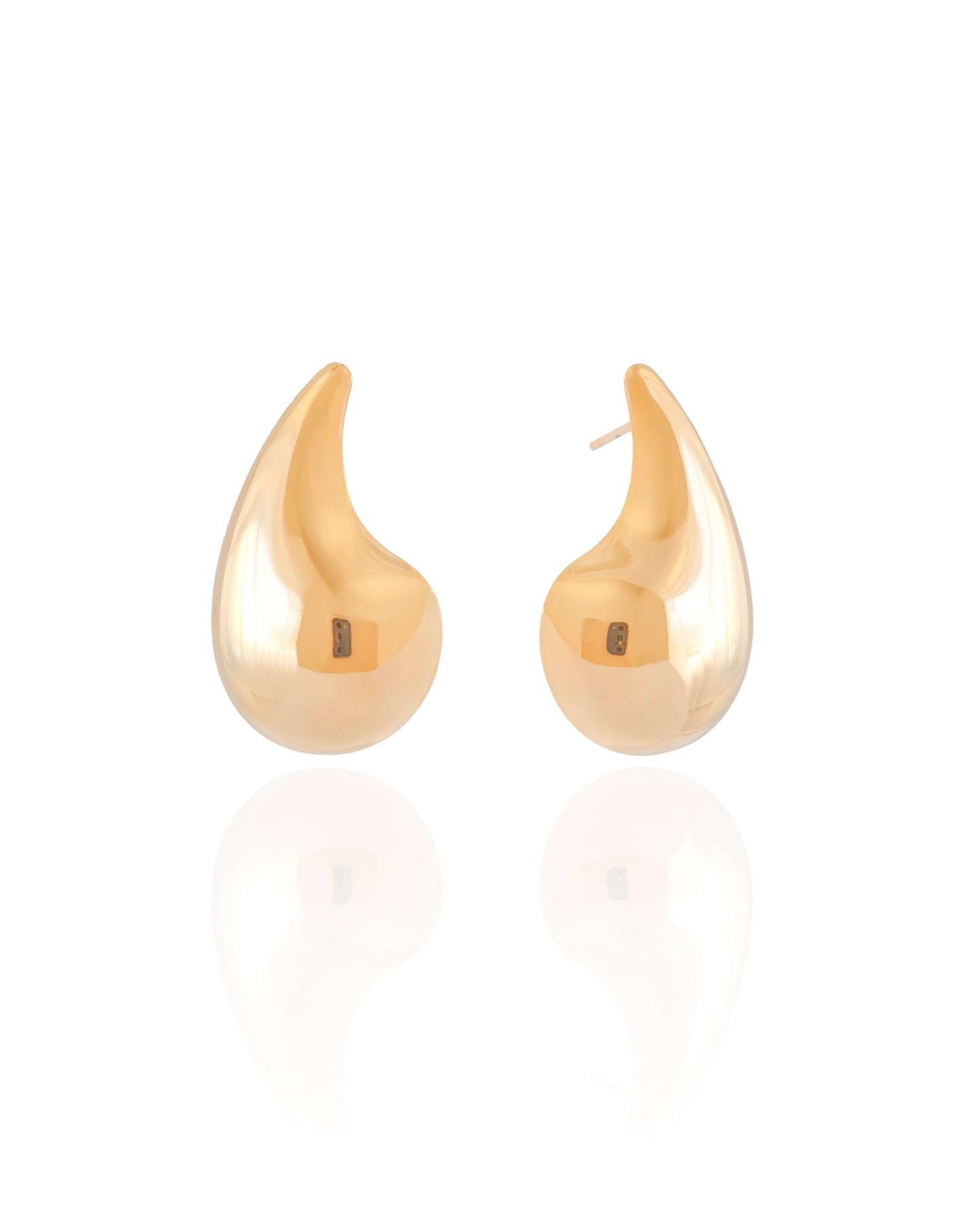 18K Gold Plated U-Link Earring