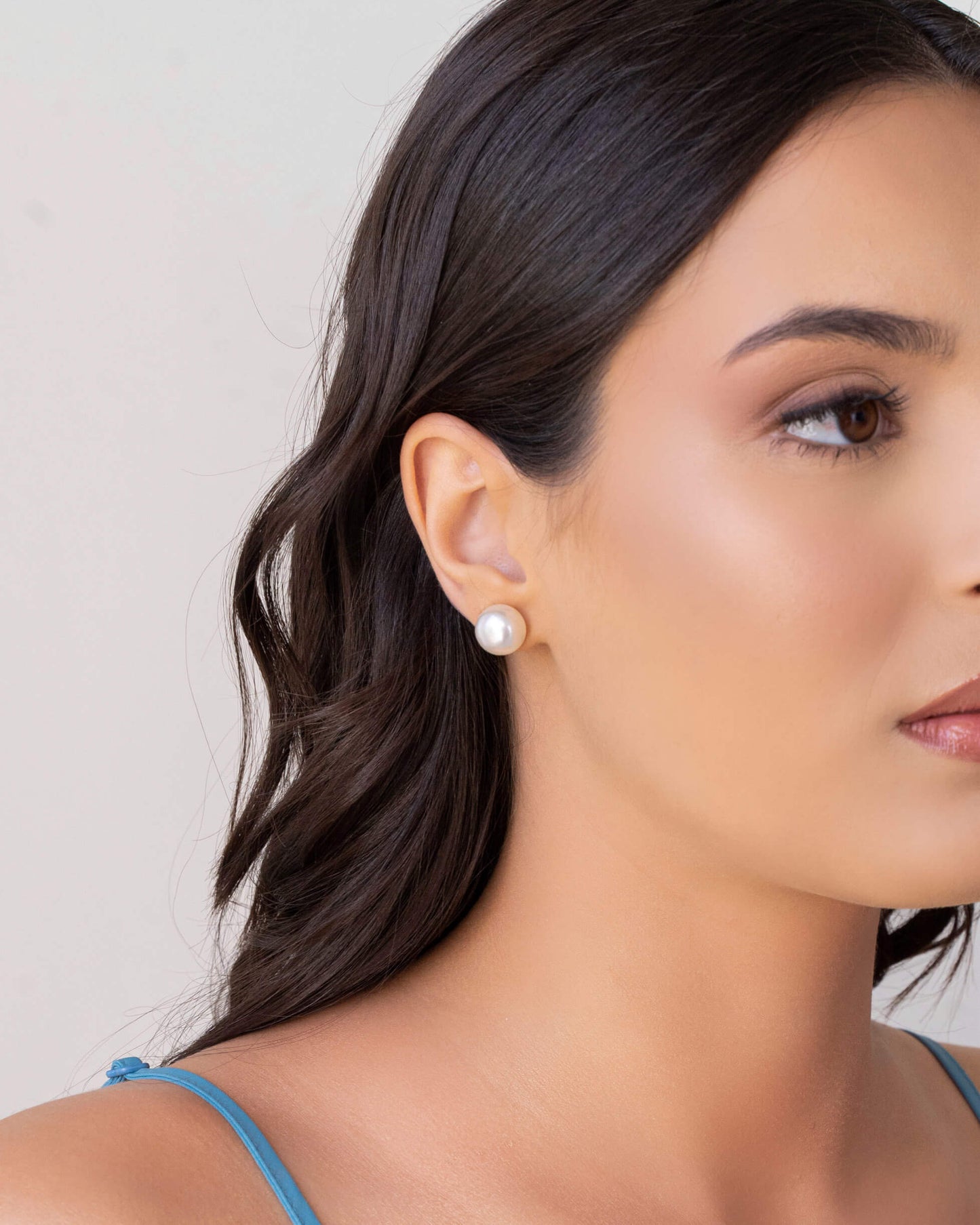 18K Gold Plated U-Link Earring
