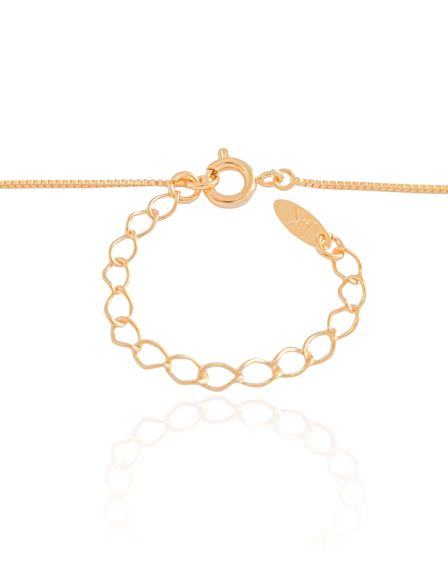 White Rhodium Crystal Drop Choker