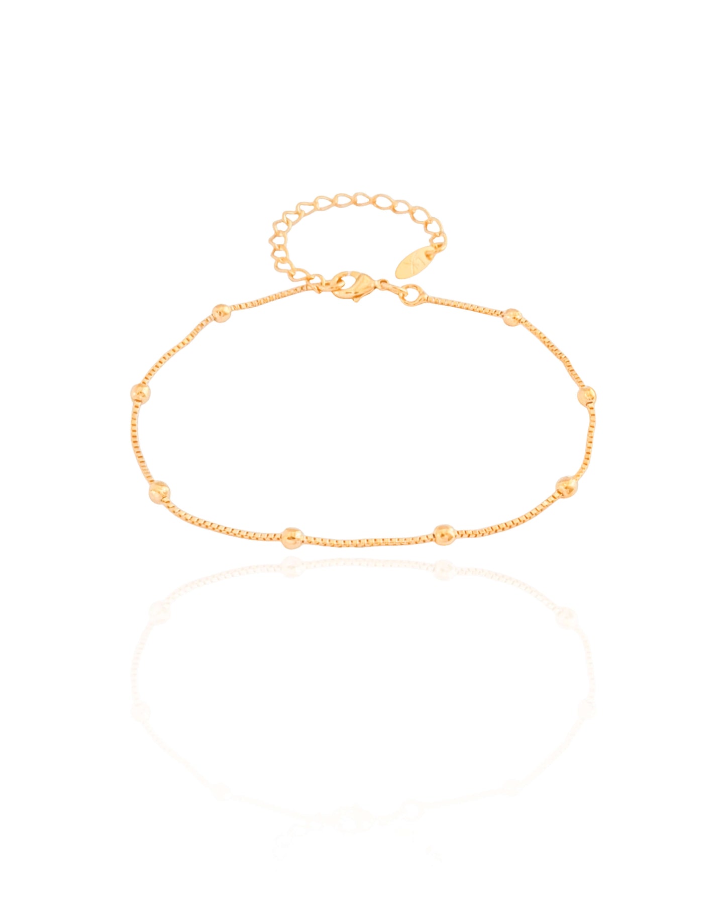 18K Gold Plated U Link Bracelet