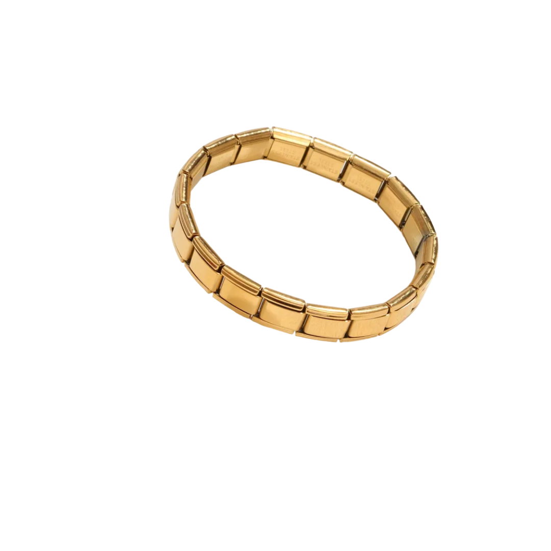 Bracelete em Gomos Italiano