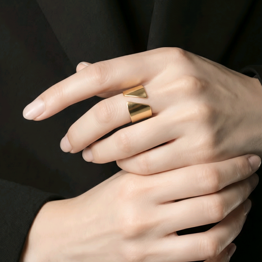 Anel em Fenda Acabamento Fosco T8