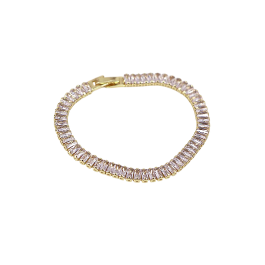 Pulseira Cristais Branco